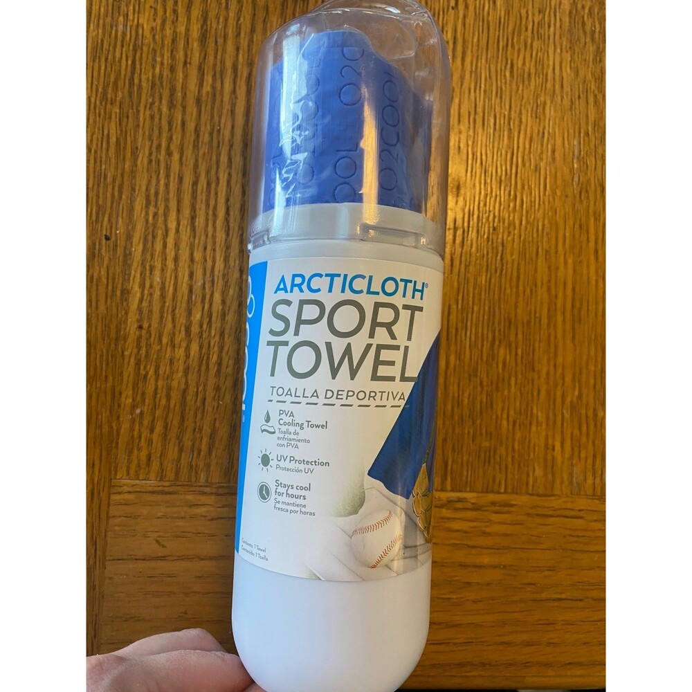 O2 Cool Arcticloth Sport Towel Cooling Towel Fitness Workout Exercise Brand New